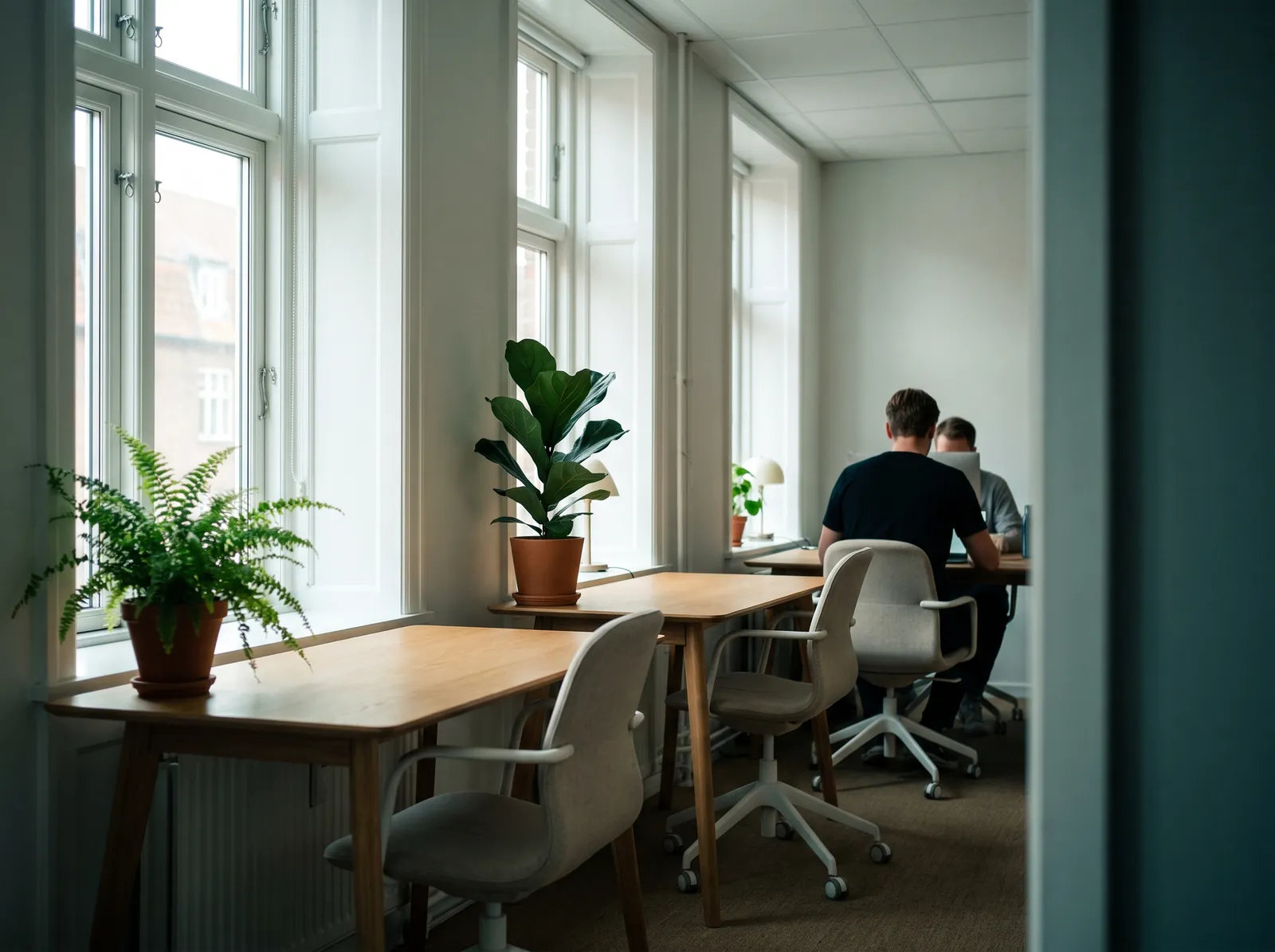 A small office
